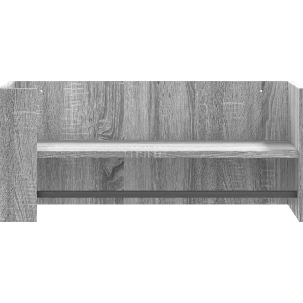 vidaXL Estanterías-Estante de pared madera ingeniería 70,5x35x30,5 cm