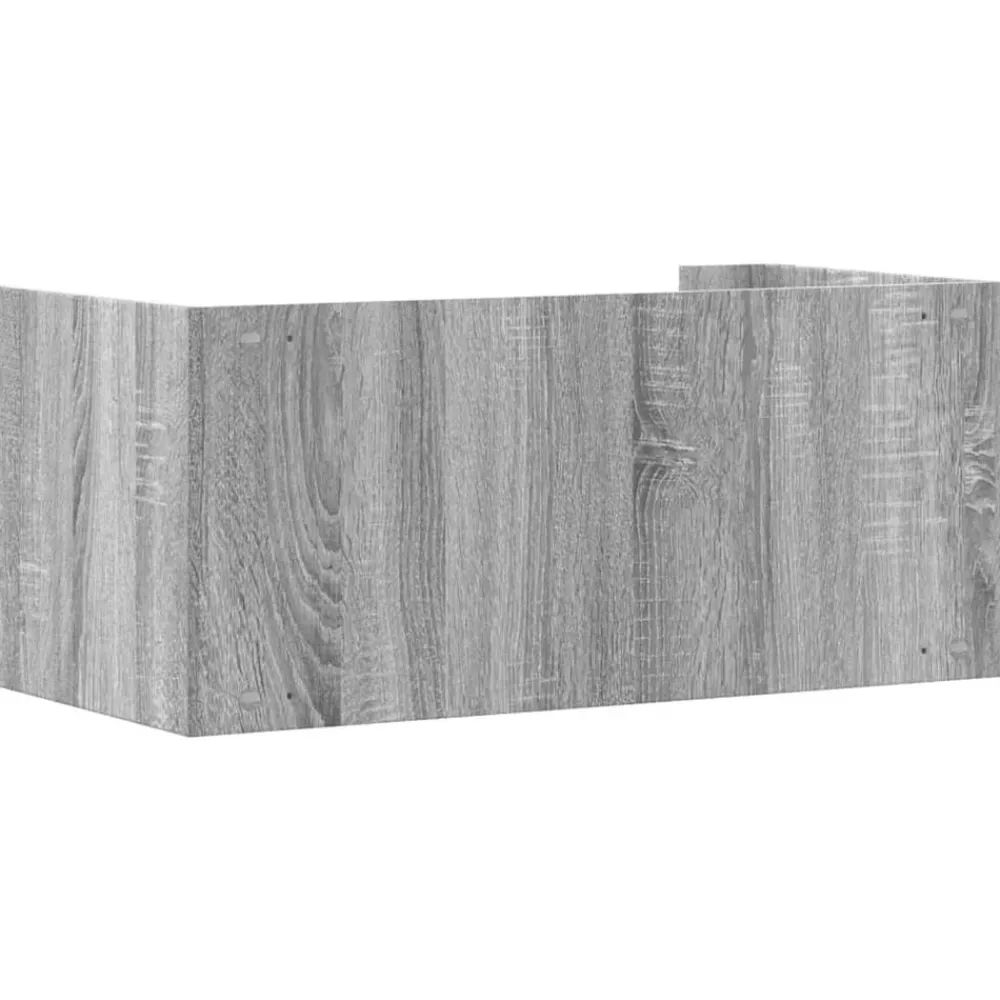 vidaXL Estanterías-Estante de pared madera ingeniería 70,5x35x30,5 cm