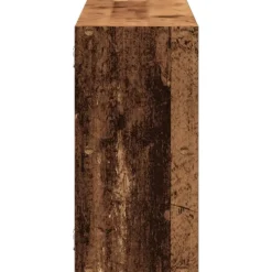 vidaXL Estante de pared madera de ingeniería envejecida 100x25x50 cm Madera antigua Clearance