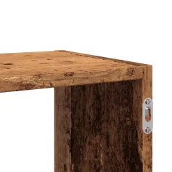 vidaXL Estante de pared madera de ingeniería envejecida 100x25x50 cm Madera antigua Clearance