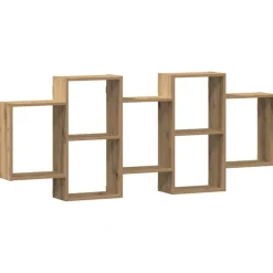 vidaXL Estanterías-Estante de pared madera ingeniería artisian 159x18x65 cm
