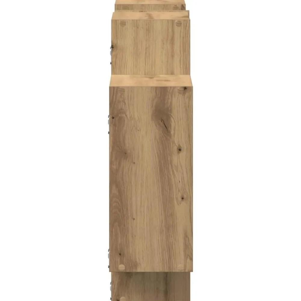 vidaXL Estanterías-Estante de pared madera ingeniería artisian 159x18x65 cm