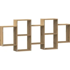 vidaXL Estanterías-Estante de pared madera ingeniería artisian 159x18x65 cm