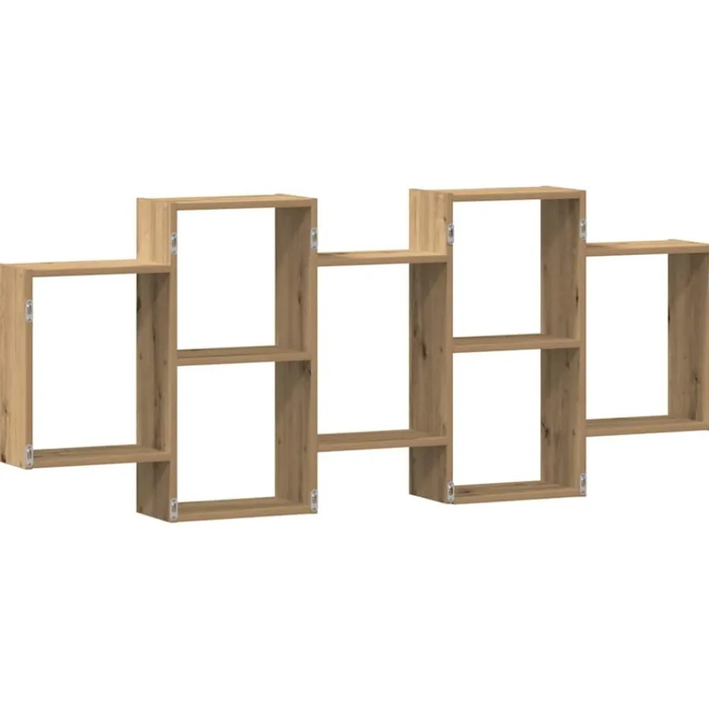 vidaXL Estanterías-Estante de pared madera ingeniería artisian 159x18x65 cm