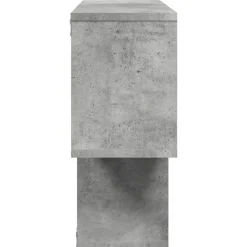 vidaXL Estanterías-Estante de pared madera ingeniería gris hormigón 100x20x53 cm