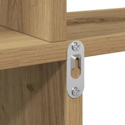 vidaXL Estanterías-Estante de pared madera ingeniería roble artisian 80x15x78,5 cm