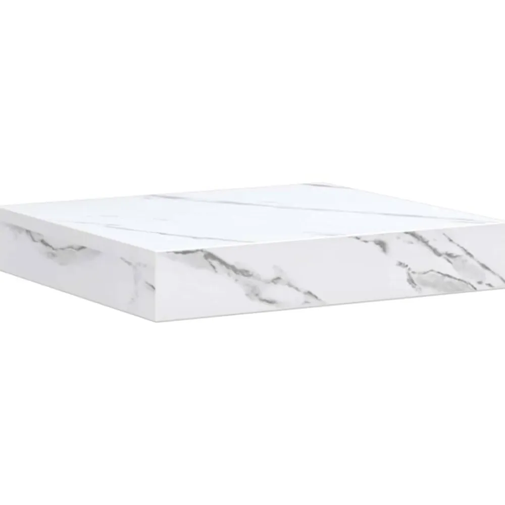 vidaXL Estante de pared Mármol 23 x 23,5 x 4 cm Madera de ingeniería Mármol Online