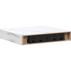 vidaXL Estante de pared Mármol 23 x 23,5 x 4 cm Madera de ingeniería Mármol Online