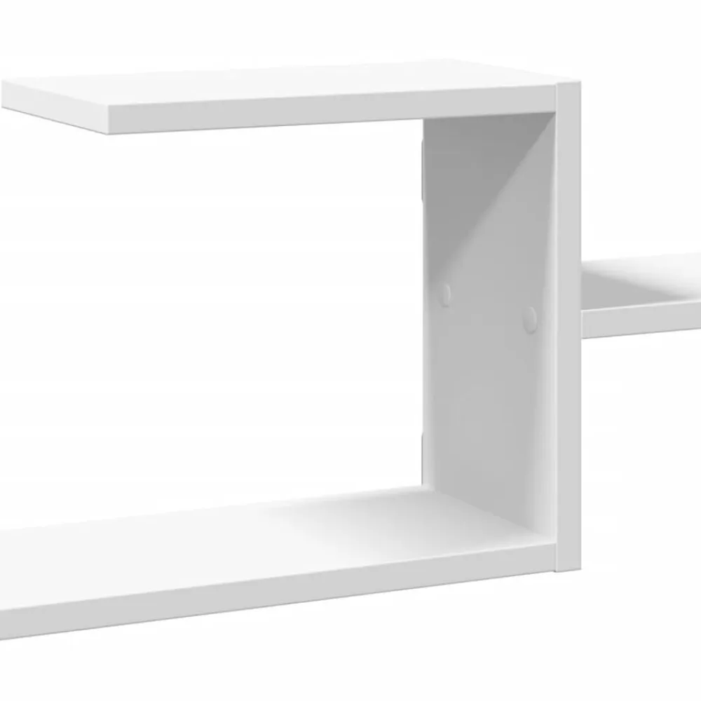 vidaXL Estante de pared madera de ingeniería 104x15x49 cm Blanco Best