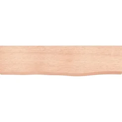 vidaXL Estanterías-Estante de pared madera de roble tratada marrón claro 40x10x4cm