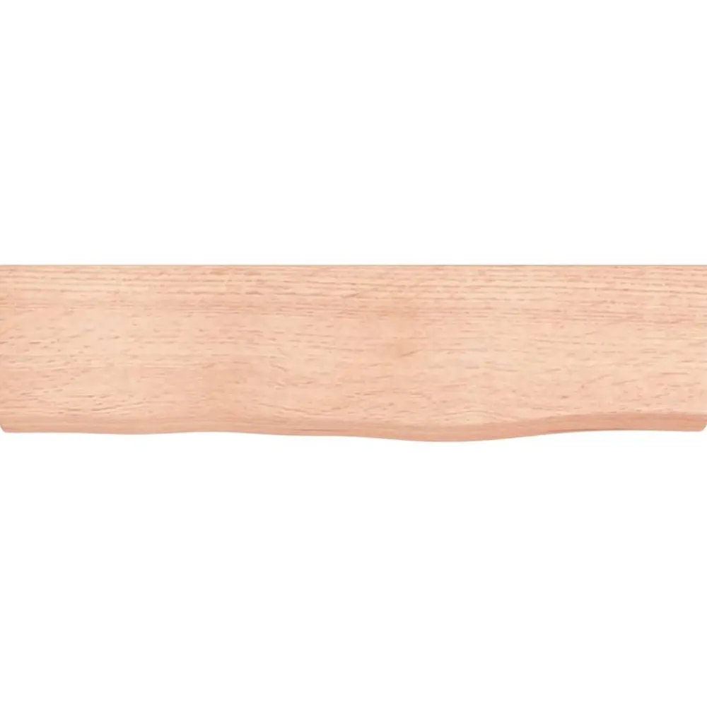 vidaXL Estanterías-Estante de pared madera de roble tratada marrón claro 40x10x4cm