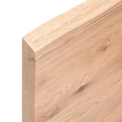 vidaXL Estanterías-Estante de pared madera de roble tratada marrón claro 40x10x4cm