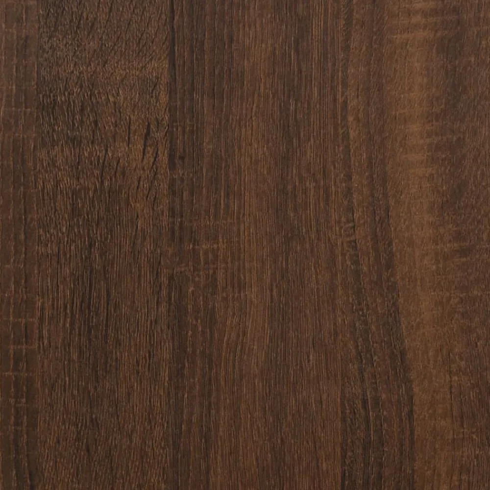 vidaXL Estanterías-Estante de pared para CD madera color roble marrón 100x18x18 cm