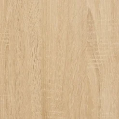 vidaXL Estante de pared para TV contrachapado 125x18x23cm Roble Sonoma New