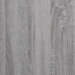 vidaXL Estanterías-Estante de pared para CD madera contrachapada gris 100x18x18 cm