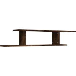 vidaXL Estanterías-Estante de pared para TV madera 125x18x23 cm