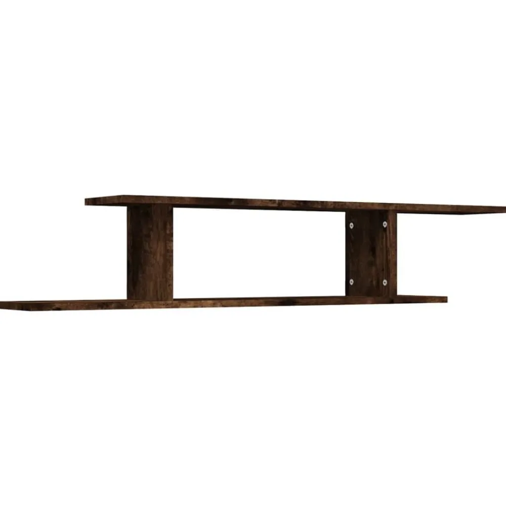 vidaXL Estanterías-Estante de pared para TV madera 125x18x23 cm