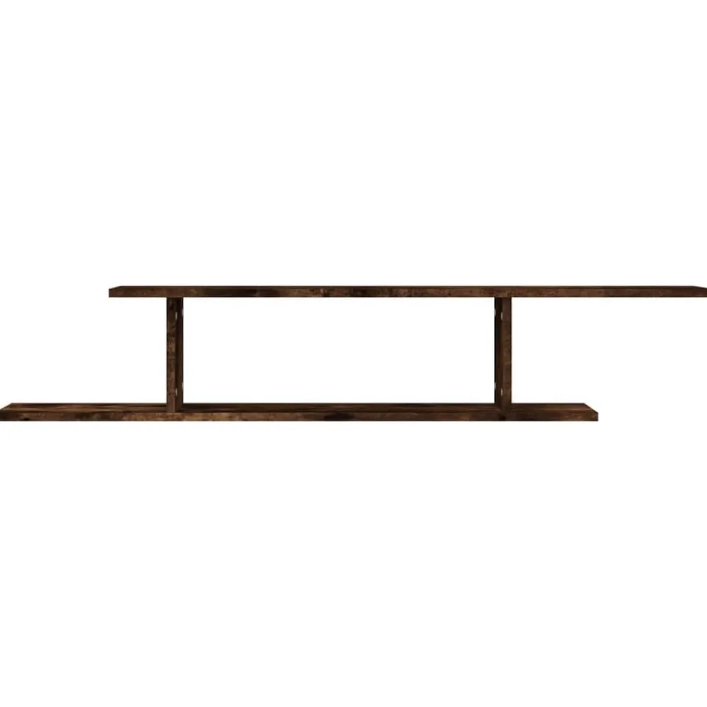 vidaXL Estanterías-Estante de pared para TV madera 125x18x23 cm