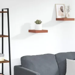 vidaXL Estanterías-Estante de pared 23 x 23,5 x 4 cm Madera de ingeniería