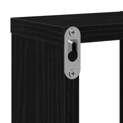 vidaXL Estante de pared 104.5 x 43 x 10 cm Roble negro Clearance