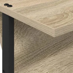 vidaXL Armarios Y Almacenamiento-Estante de revistas con estante Roble Sonoma 68 x 40 x 123.5 cm
