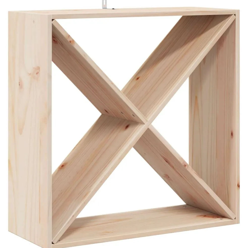 vidaXL Armarios Y Almacenamiento-Estante de Vino 2 pcs 62 x 25 x 62 cm