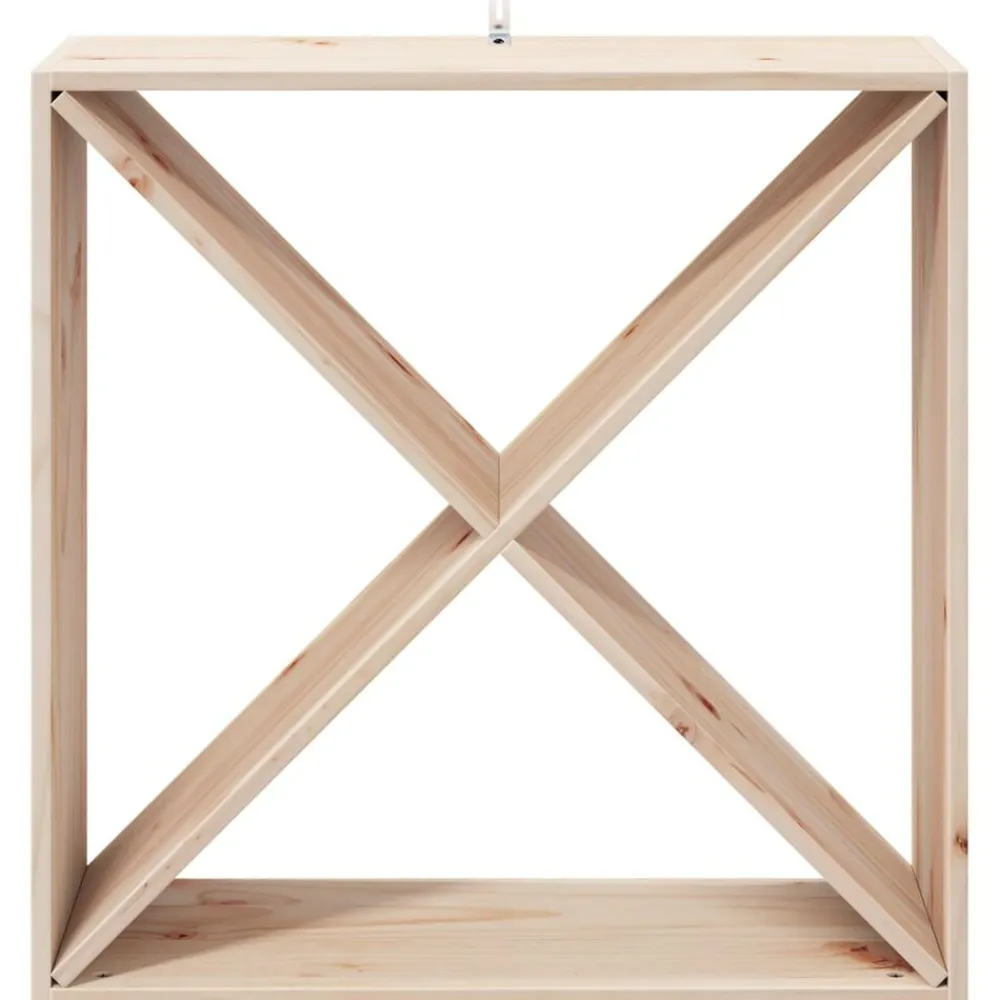 vidaXL Armarios Y Almacenamiento-Estante de Vino 2 pcs 62 x 25 x 62 cm