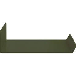 vidaXL Estanterías-Estante flotante 3 pcs 40 x 9 x 2,5 cm Acero