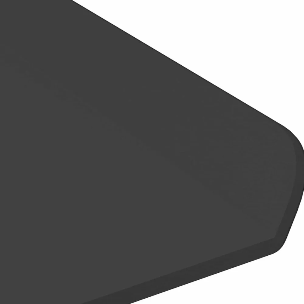 vidaXL Estante flotante 3 pcs 40 x 9 x 2,5 cm Acero Negro Hot