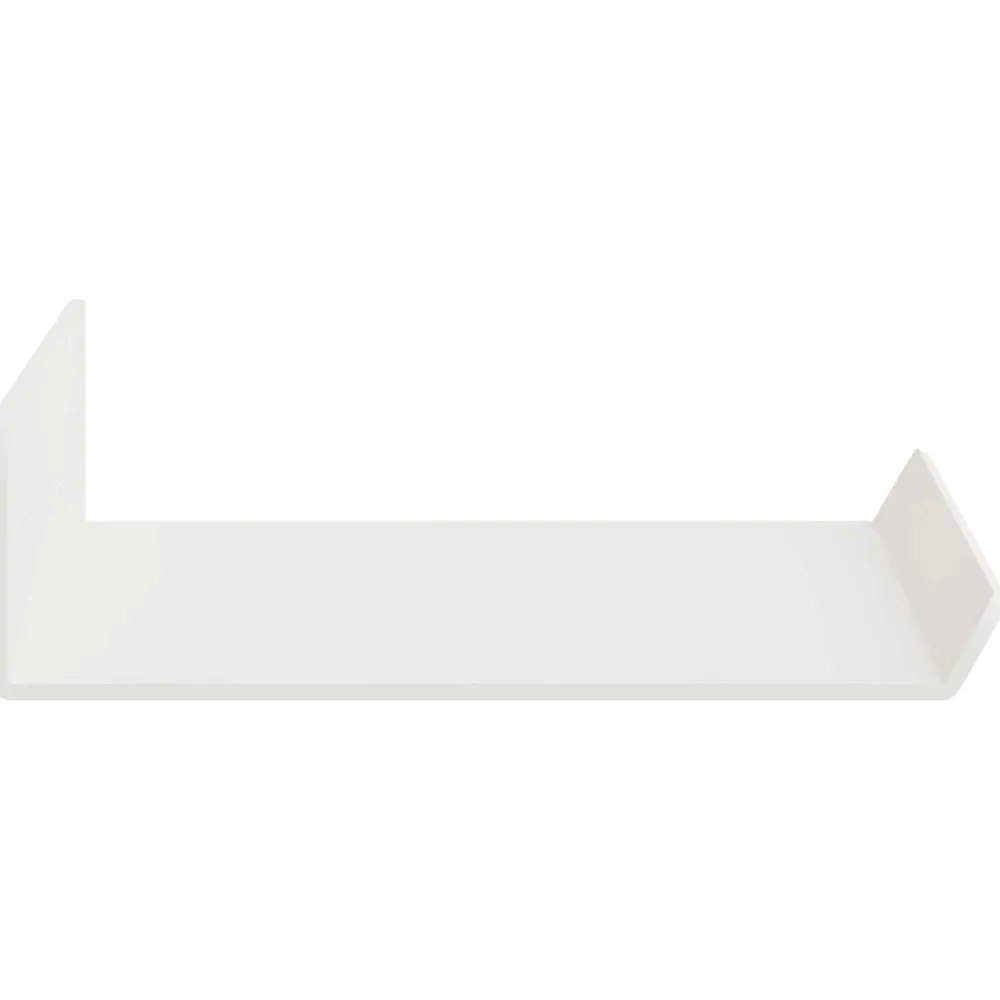 vidaXL Estante flotante 3 pcs 40 x 9 x 2,5 cm Acero White Sale