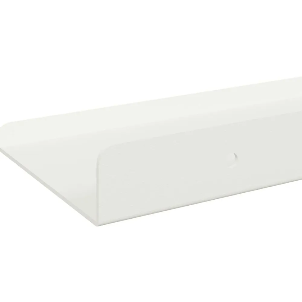 vidaXL Estante flotante 3 pcs 40 x 9 x 2,5 cm Acero White Sale