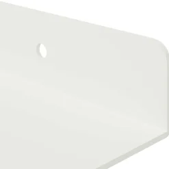 vidaXL Estante flotante 3 pcs 40 x 9 x 2,5 cm Acero White Sale