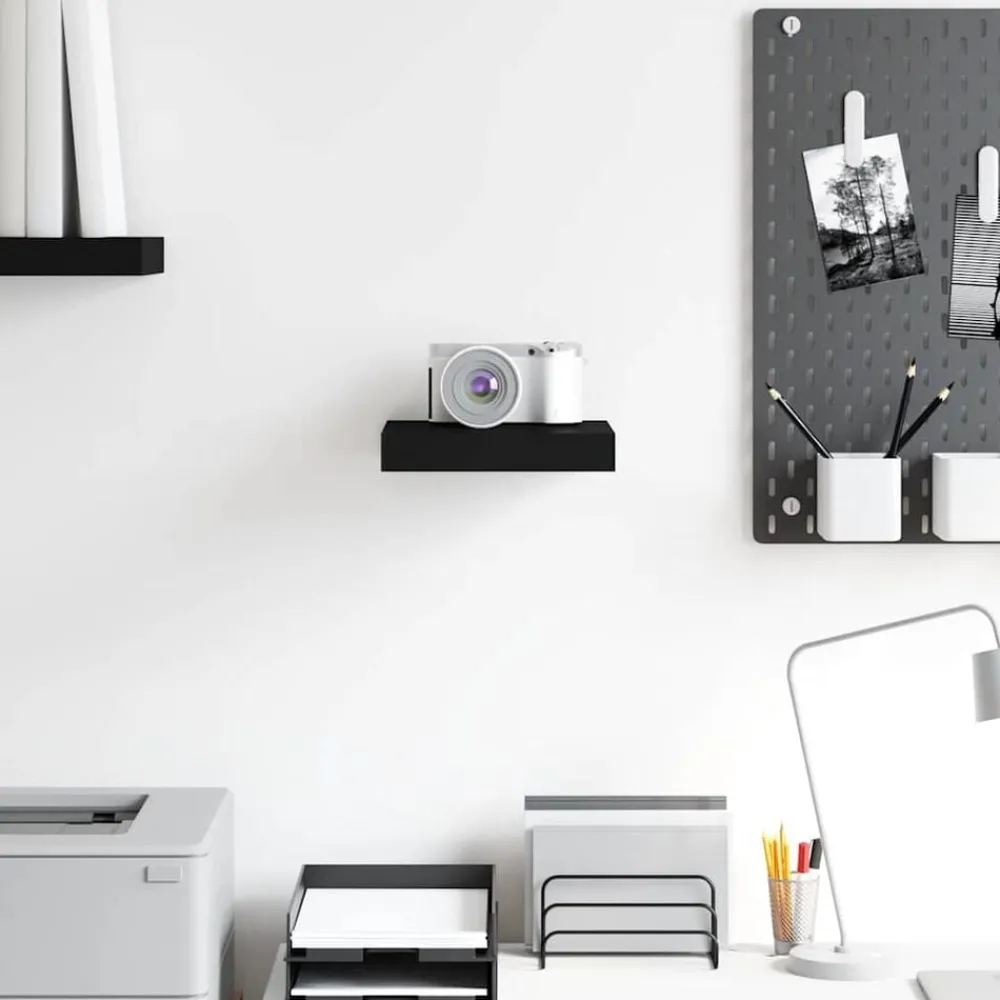 vidaXL Estanterías-Estante flotante de pared MDF 23x23,5x3,8 cm