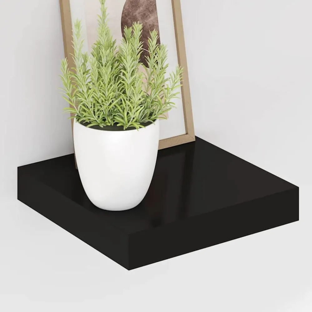 vidaXL Estanterías-Estante flotante de pared MDF 23x23,5x3,8 cm