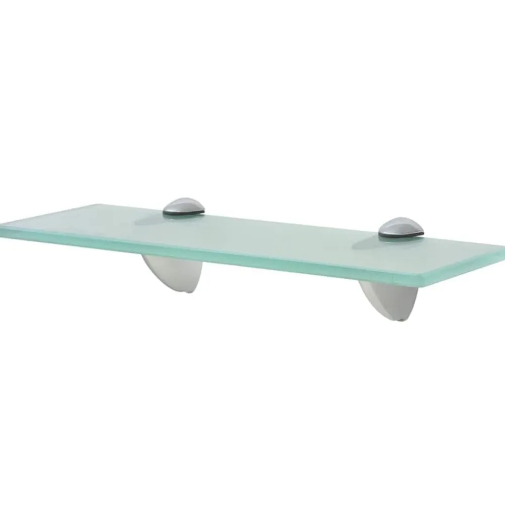 vidaXL Estanterías-Estante flotante de cristal 30x20 cm 8 mm