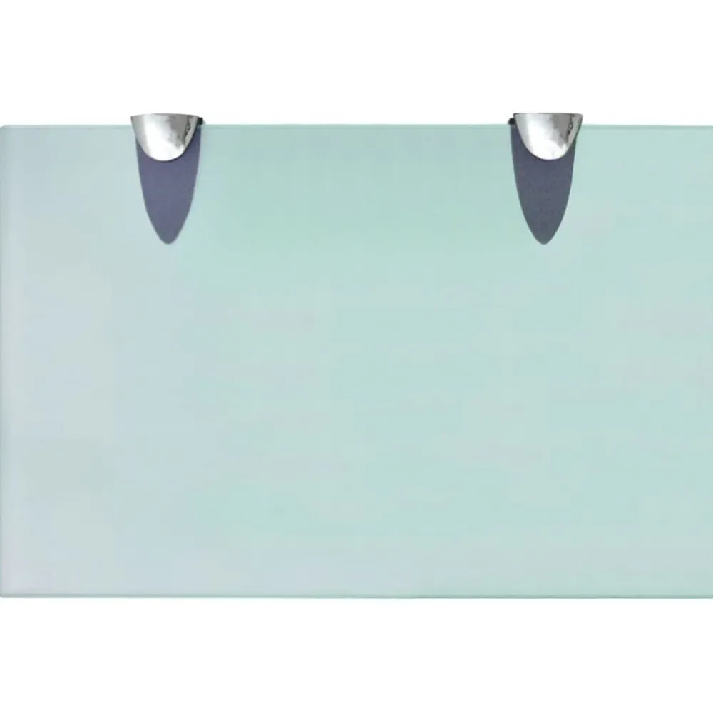 vidaXL Estanterías-Estante flotante de cristal 30x20 cm 8 mm