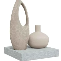 vidaXL Estanterías-Estante flotante de pared gris hormigón MDF 23x23,5x3,8 cm