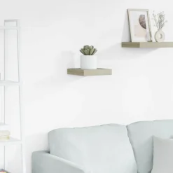 vidaXL Estanterías-Estante flotante de pared MDF color 23x23,5x3,8 cm