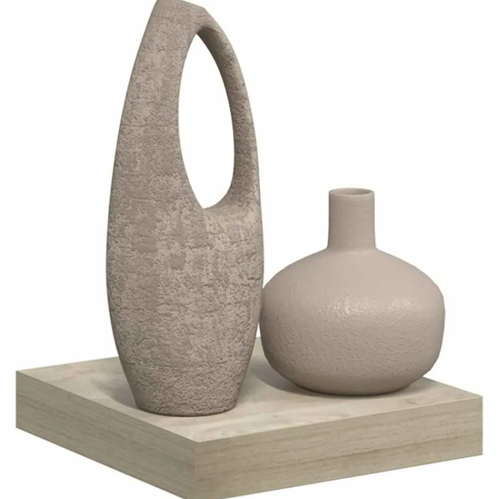 vidaXL Estanterías-Estante flotante de pared MDF color 23x23,5x3,8 cm