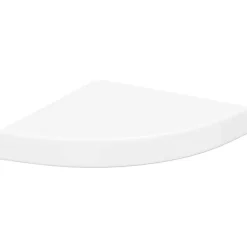 vidaXL Estante flotante de esquina MDF 25x25x3,8 cm Blanco Hot