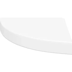 vidaXL Estante flotante de esquina MDF 25x25x3,8 cm Blanco Hot