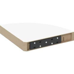 vidaXL Estante flotante de esquina MDF 25x25x3,8 cm Blanco Hot