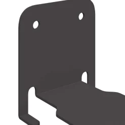 vidaXL Estante Flotante Invisible 4 pcs 6 x 11 x 6,5 cm Negro