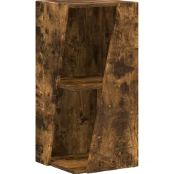 vidaXL Estante lateral 33 x 32 x 70,5 cm Roble ahumado Best