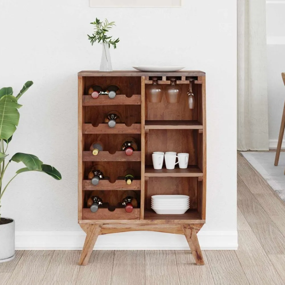 vidaXL Estante Marrón 60 x 30 x 90 cm Madera sólida recuperada