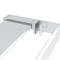 vidaXL Estante para pared de ducha aluminio cromado 80 cm Plateado Hot
