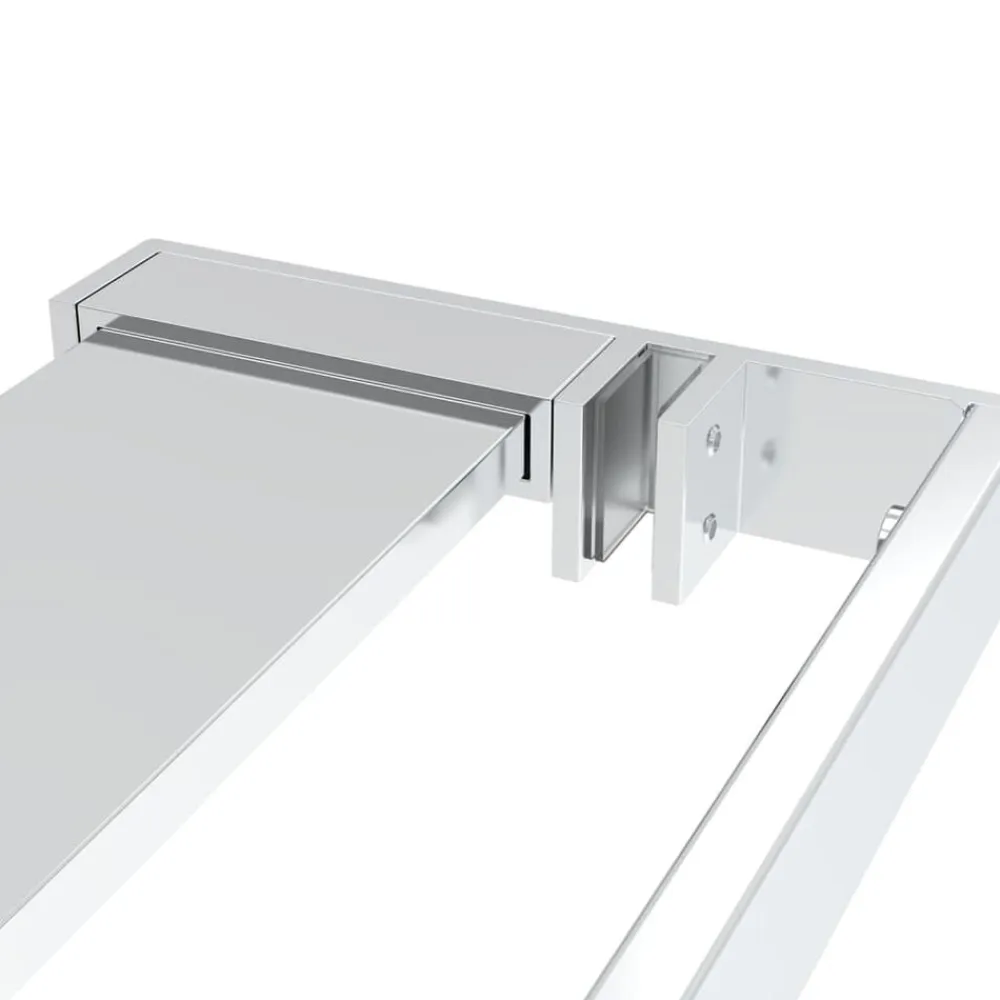 vidaXL Estante para pared de ducha aluminio cromado 80 cm Plateado Hot
