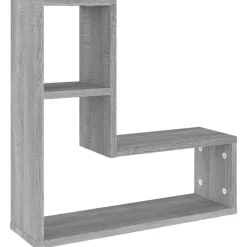 vidaXL Estanterías-Estante pared 2 uds madera contrachapada 50x15x50cm