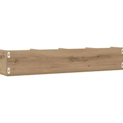 vidaXL Estanterías-Estante pared CD madera ingeniería 100x18x18 cm