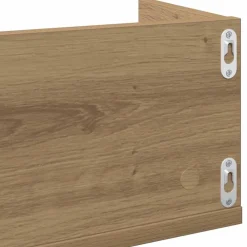 vidaXL Estanterías-Estante pared CD madera ingeniería 100x18x18 cm